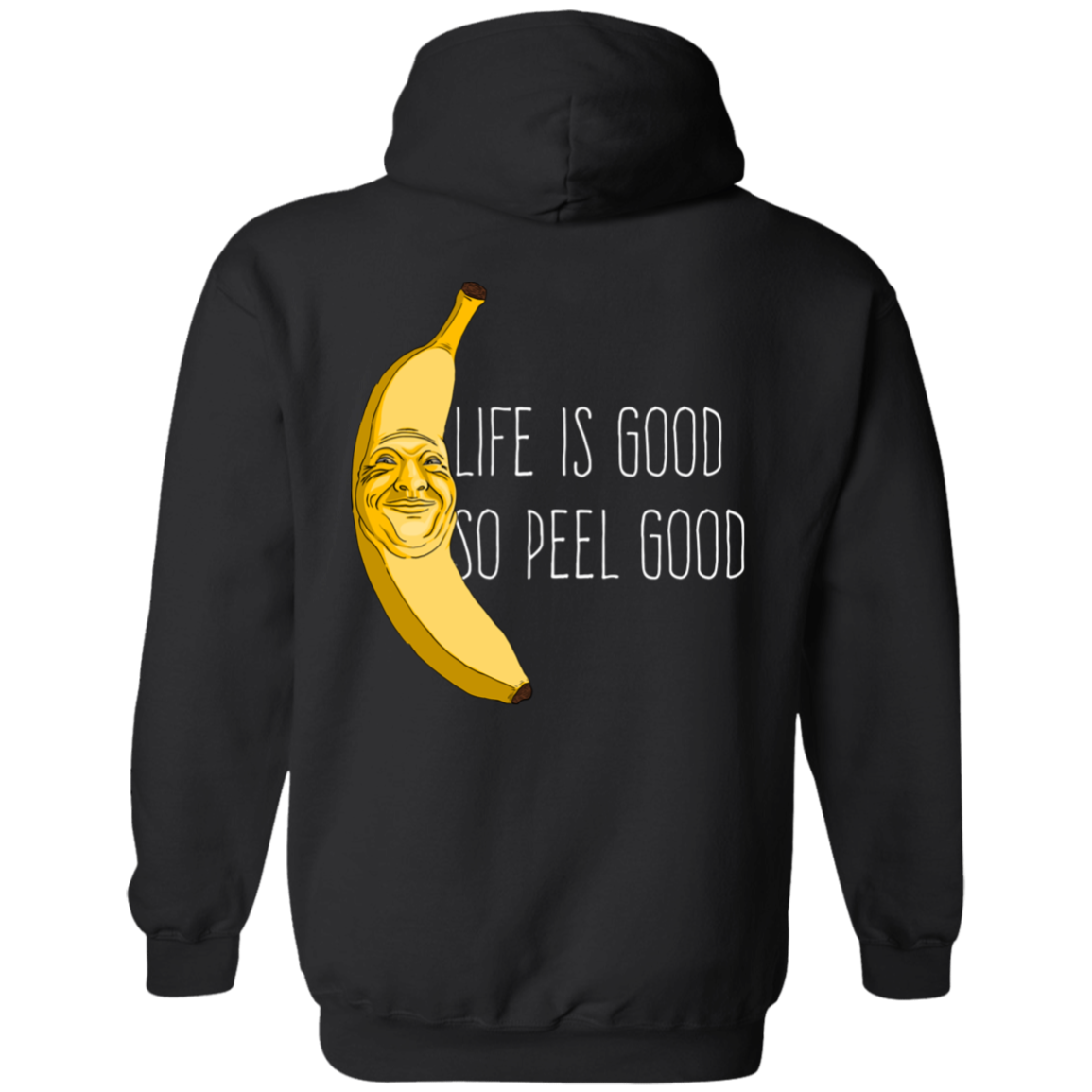Life Is Good Hoodie - Dark - Peel Good Shop