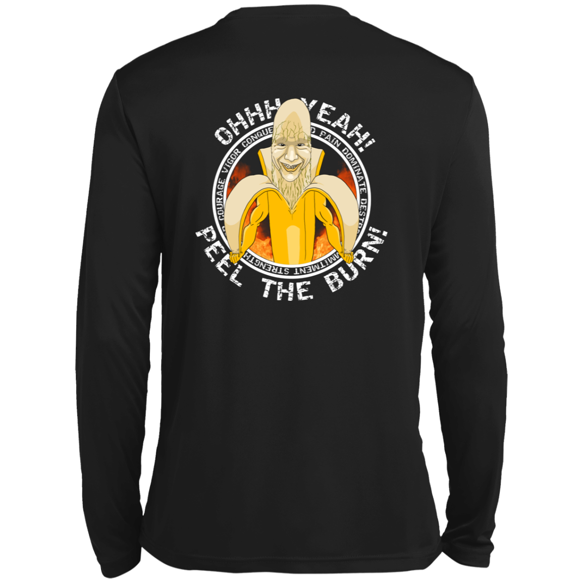 Peel The Burning Polyester LS - Dark - Peel Good Shop