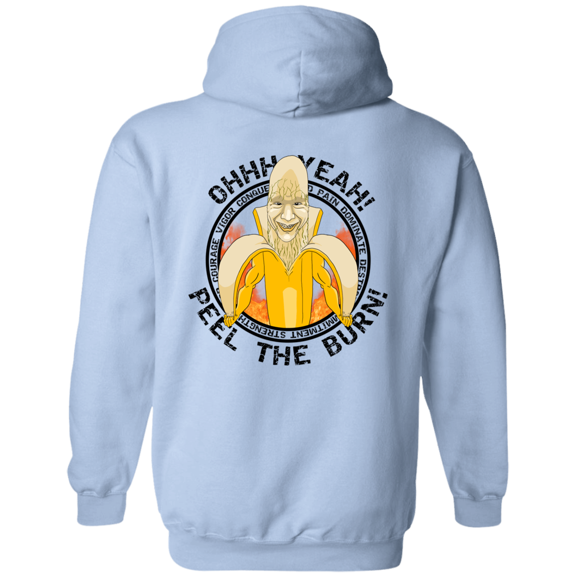 Peel The Burn Hoodie - Light - Peel Good Shop