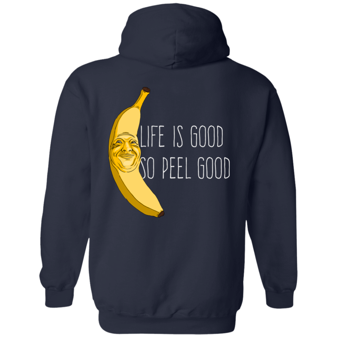 Life Is Good Hoodie - Dark - Peel Good Shop