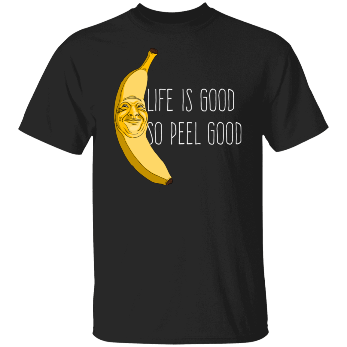 Life Is Good T-shirt (Dark) - Peel Good Shop