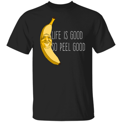 Life Is Good T-shirt (Dark) - Peel Good Shop